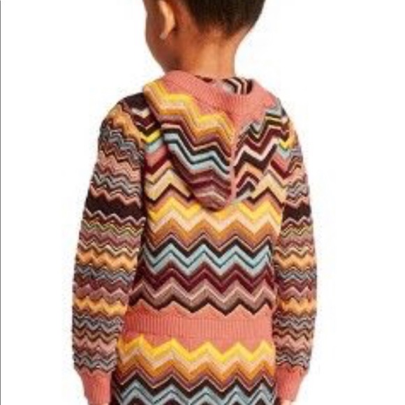 MISSONI TARGET ZIG ZAG ZIP HOODIE SWEATER - Picture 8 of 14
